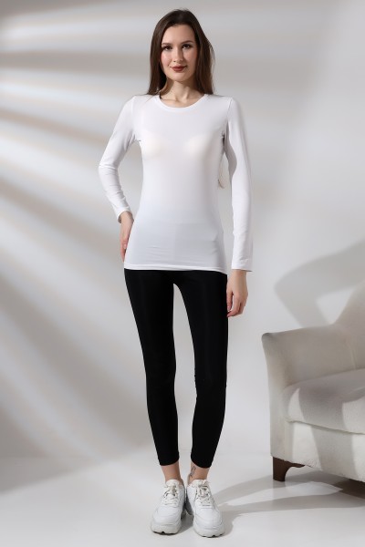 19646 KADIN UZUN KOL BİSİKLET YAKA BADY 19646 KADIN UZUN KOL BİSİKLET YAKA BADY