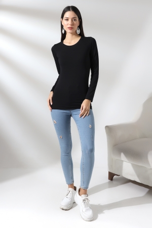 19646 KADIN UZUN KOL BİSİKLET YAKA BADY 