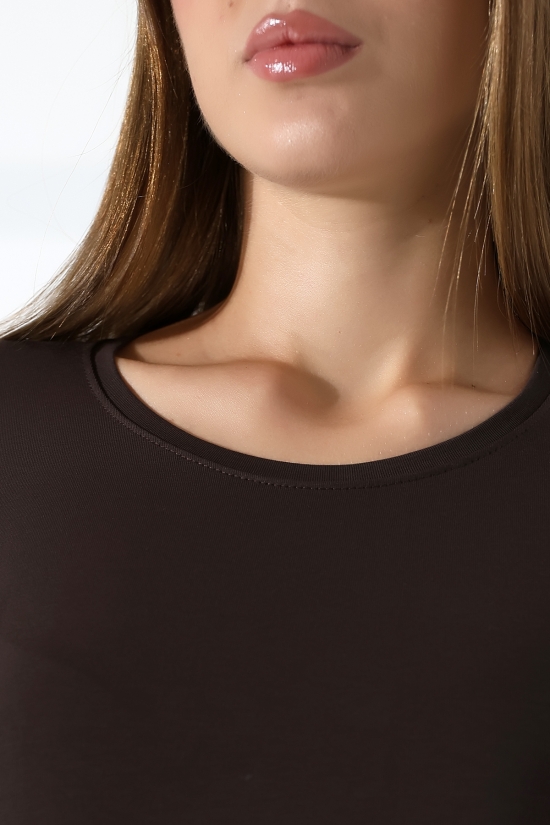 19646 KADIN UZUN KOL BİSİKLET YAKA BADY 