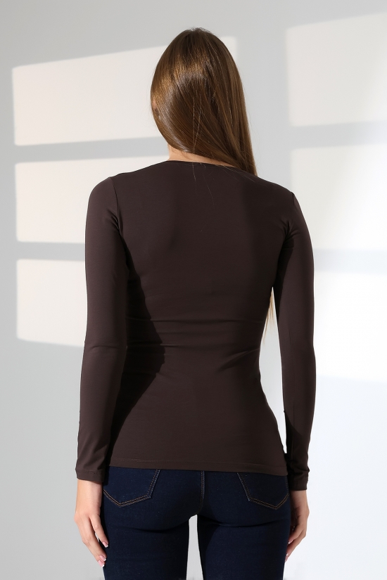 19646 KADIN UZUN KOL BİSİKLET YAKA BADY 