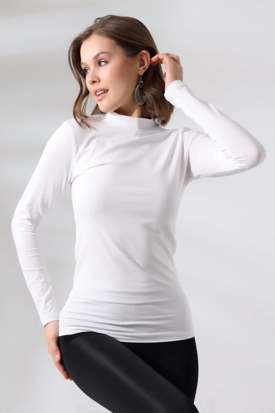 19939 BAYAN UZUN KOL YARIM BALIKCI YAKA BADY