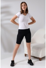 21065 KADIN KISA KOL CEPLİ LYC PİS V YAKA BADY 21065 KADIN KISA KOL CEPLİ LYC PİS V YAKA BADY