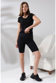 21065 KADIN KISA KOL CEPLİ LYC PİS V YAKA BADY 21065 KADIN KISA KOL CEPLİ LYC PİS V YAKA BADY