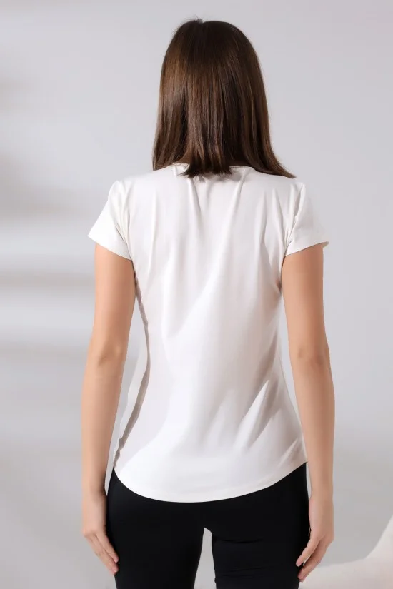 21065 KADIN KISA KOL CEPLİ LYC PİS V YAKA BADY 