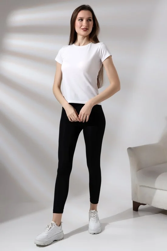 21060  BAYAN KISA KOL BİSİKLET YAKA BADY 