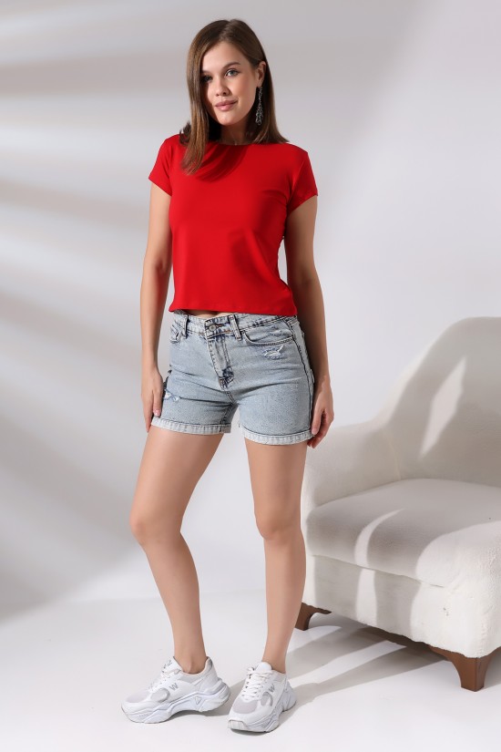 21060 BAYAN KISA KOL BİSİKLET YAKA BADY 21060 BAYAN KISA KOL BİSİKLET YAKA BADY