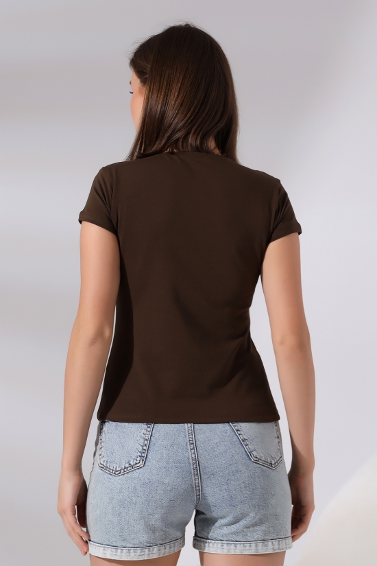 21060  BAYAN KISA KOL BİSİKLET YAKA BADY 