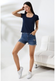 21069 KADIN KISA KOL KARE YAKA BADY 