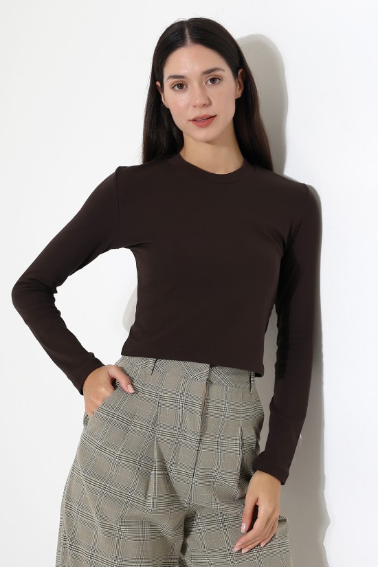 21651 KADIN FULL LYC KOMPAKT PENYE RİB UZUN KOL DİK BİSİKLET YAKA TSHIRT 21651 KADIN FULL LYC KOMPAKT PENYE RİB UZUN KOL DİK BİSİKLET YAKA TSHIRT