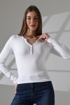 21926 KADIN FULL LYC KOMPAKT PENYE RİB UZUN KOL AÇIK PATLI DÜĞMELİ TSHIRT 21926 KADIN FULL LYC KOMPAKT PENYE RİB UZUN KOL AÇIK PATLI DÜĞMELİ TSHIRT