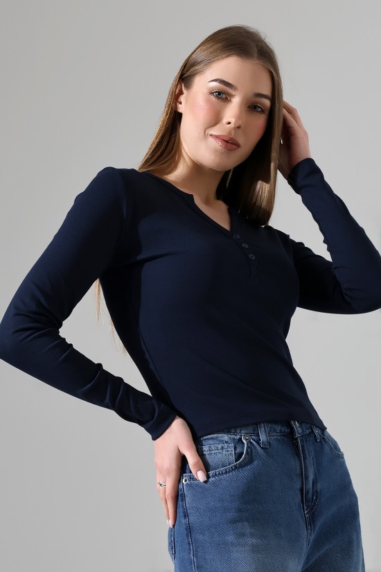 21926 KADIN FULL LYC KOMPAKT PENYE RİB UZUN KOL AÇIK PATLI DÜĞMELİ TSHIRT 21926 KADIN FULL LYC KOMPAKT PENYE RİB UZUN KOL AÇIK PATLI DÜĞMELİ TSHIRT