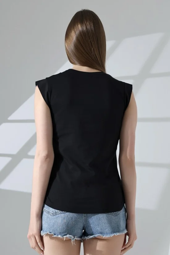 21572 BAYAN KOLSUZ GENİŞ KOL EVİ İÇ KAPAKLI ARKA ETEĞİ OVAL PAMUKLU TSHIRT 21572 BAYAN KOLSUZ GENİŞ KOL EVİ İÇ KAPAKLI ARKA ETEĞİ OVAL PAMUKLU TSHIRT