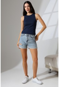 21561  KADIN KOLSUZ LİKRASIZ RİB PAMUKLU KOLSUZ ATLET 