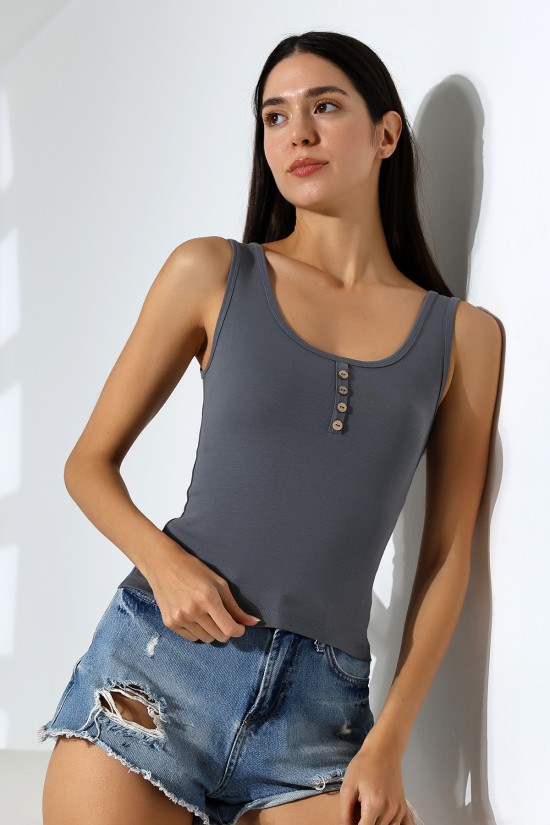 21881 KADIN LYC RİB KOMPAKT PENYE PATLI DÜĞMELİ ATLET 21881 KADIN LYC RİB KOMPAKT PENYE PATLI DÜĞMELİ ATLET