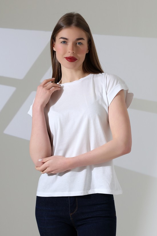 21979 KADIN BİSİKLET YAKA KOL EVİ PARÇALI TSHIRT 21979 KADIN BİSİKLET YAKA KOL EVİ PARÇALI TSHIRT