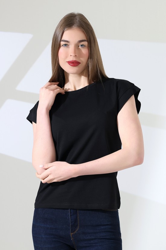 21979 KADIN BİSİKLET YAKA KOL EVİ PARÇALI TSHIRT 21979 KADIN BİSİKLET YAKA KOL EVİ PARÇALI TSHIRT