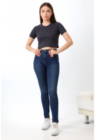 21560 KADIN PENYE COMP LİKRASIZ RİB PAMUKLU BİSİKLET YAKA CROP TSHIRT 21560 KADIN PENYE COMP LİKRASIZ RİB PAMUKLU BİSİKLET YAKA CROP TSHIRT