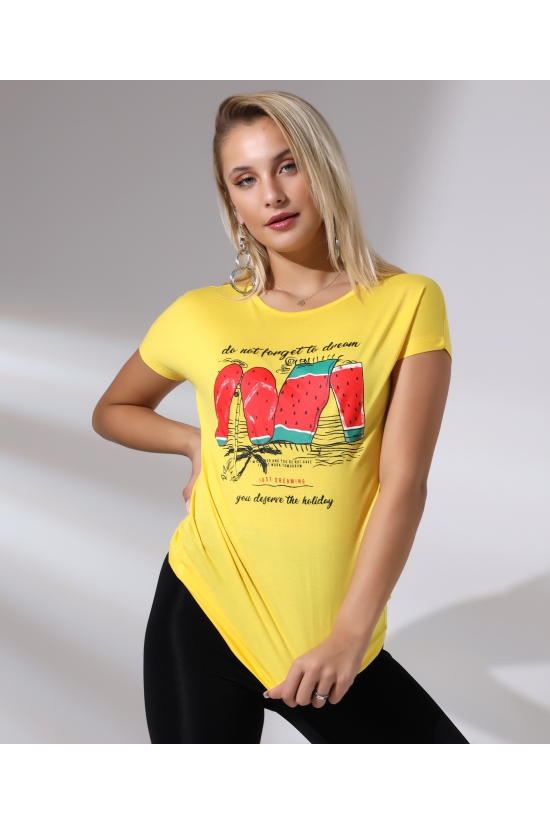 20479  DO NOT FORGET  BASK.BAYAN KISA KOLU BEDENDE SALAŞ VSK TSHIRT 