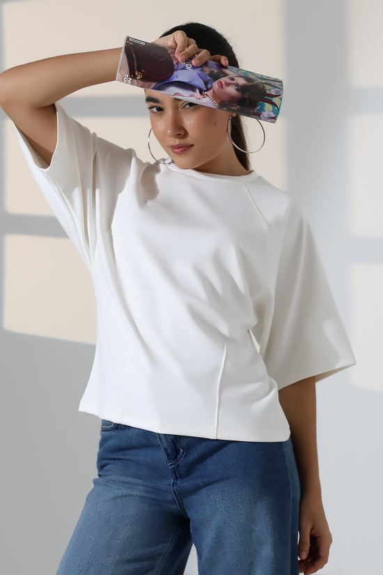 22152 KADIN SALAŞ REGLAN YARIM KOL ÖN VE ARKA BEDEN DİKEY PENSLİ BİSİKLET YAKA DOUBLEFAE YUMUŞAK DOKU TSHIRT 22152 KADIN SALAŞ REGLAN YARIM KOL ÖN VE ARKA BEDEN DİKEY PENSLİ BİSİKLET YAKA DOUBLEFAE YUMUŞAK DOKU TSHIRT