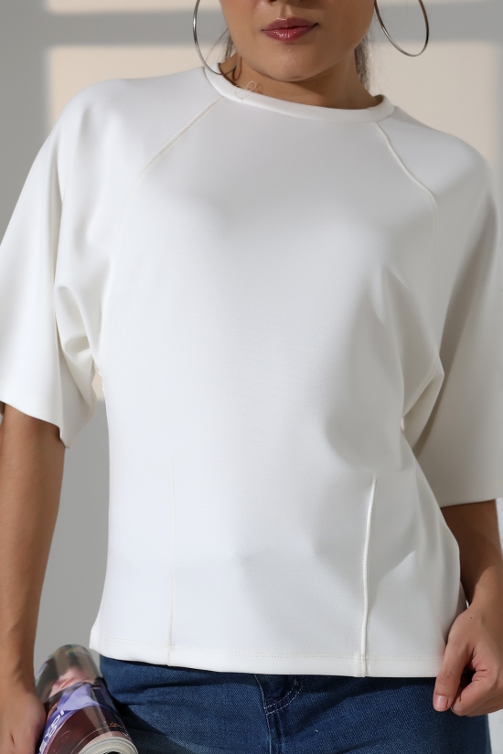 22152 KADIN SALAŞ REGLAN YARIM KOL ÖN VE ARKA BEDEN DİKEY PENSLİ BİSİKLET YAKA DOUBLEFAE YUMUŞAK DOKU TSHIRT 22152 KADIN SALAŞ REGLAN YARIM KOL ÖN VE ARKA BEDEN DİKEY PENSLİ BİSİKLET YAKA DOUBLEFAE YUMUŞAK DOKU TSHIRT