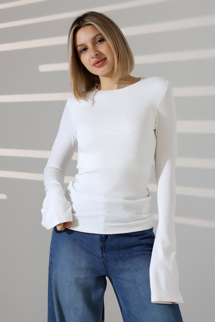 22147 KADIN TULUM BİSİKLET YAKA UZUNKOL AĞZI İSPANYOL KOL BOLEROLU FULL LYC VORTVİSK RİBANA UZUN KOL TSHIRT 22147 KADIN TULUM BİSİKLET YAKA UZUNKOL AĞZI İSPANYOL KOL BOLEROLU FULL LYC VORTVİSK RİBANA UZUN KOL TSHIRT