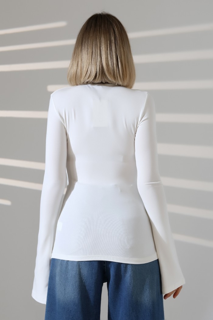 22147 KADIN TULUM BİSİKLET YAKA UZUNKOL AĞZI İSPANYOL KOL BOLEROLU FULL LYC VORTVİSK RİBANA UZUN KOL TSHIRT 22147 KADIN TULUM BİSİKLET YAKA UZUNKOL AĞZI İSPANYOL KOL BOLEROLU FULL LYC VORTVİSK RİBANA UZUN KOL TSHIRT