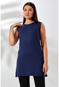 20390 KADIN LYC VSK UZUN KOLSUZ TUNİK 