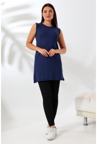 20390 KADIN LYC VSK UZUN KOLSUZ TUNİK 