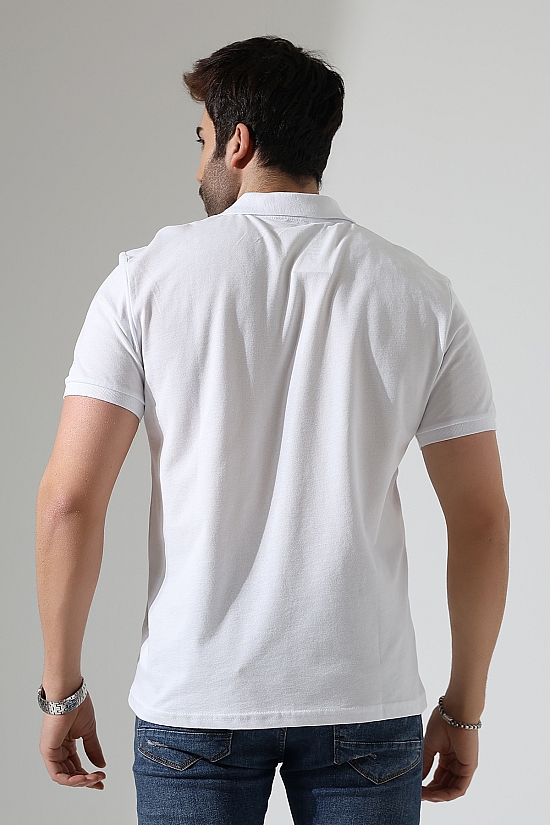 21844 ERKEK REGULAR FİT KISA KOL PİKE POLO YAKA TSHIRT 