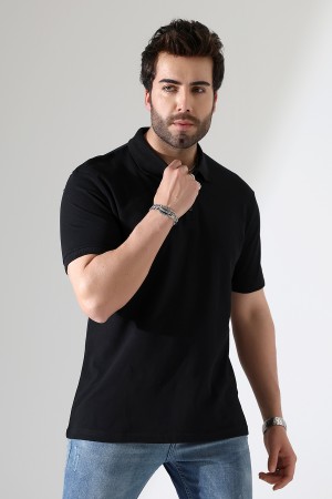 21844 ERKEK REGULAR FİT KISA KOL PİKE POLO YAKA TSHIRT 