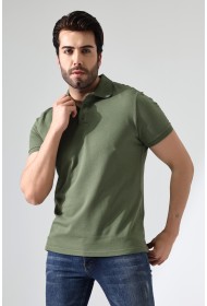 21844 ERKEK REGULAR FİT KISA KOL PİKE POLO YAKA TSHIRT 