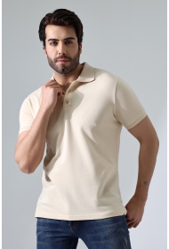 21844 ERKEK REGULAR FİT KISA KOL PİKE POLO YAKA TSHIRT 