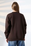 21620 KADIN 3 İP PENYE KOMPAKT ŞARDONLU BİSİKLET YAKA SALAŞ OVERSİZE UZUN SWEATSHIRT 21620 KADIN 3 İP PENYE KOMPAKT ŞARDONLU BİSİKLET YAKA SALAŞ OVERSİZE UZUN SWEATSHIRT