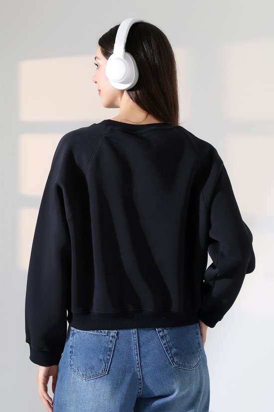 21973 KADIN 3 İP PENYE KOMPAKT ŞARDONLU KARYOKALI REGLAN KOL YANLARI KARYOKALI PARÇALI GENİŞ BİSİKLET YAKA SWEATSHIRT 21973 KADIN 3 İP PENYE KOMPAKT ŞARDONLU KARYOKALI REGLAN KOL YANLARI KARYOKALI PARÇALI GENİŞ BİSİKLET YAKA SWEATSHIRT