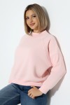 21970 KADIN 3 İP PENYE KOMPAKT ŞARDONLU REGLAN KOL KOLLARI KAŞGORE PARÇALI DİK  BİSİKLET YAKA SWEATSHIRT