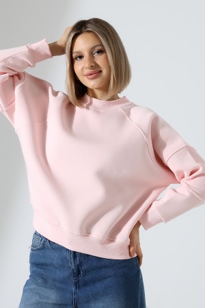 21970 KADIN 3 İP PENYE KOMPAKT ŞARDONLU REGLAN KOL KOLLARI KAŞGORE PARÇALI DİK BİSİKLET YAKA SWEATSHIRT 21970 KADIN 3 İP PENYE KOMPAKT ŞARDONLU REGLAN KOL KOLLARI KAŞGORE PARÇALI DİK BİSİKLET YAKA SWEATSHIRT