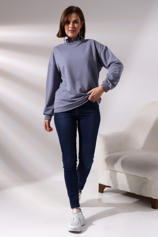 19556 BAYAN 2 İP YARIM BALIKÇI TUNİK SWETSHIRT 19556 BAYAN 2 İP YARIM BALIKÇI TUNİK SWETSHIRT