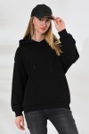 21615 KADIN 3 İP PENYE KOMPAKT ŞARDONLU SALAŞ OVERSİZE KAPŞONLU KANGURU CEPLİ SWEATSHIRT 21615 KADIN 3 İP PENYE KOMPAKT ŞARDONLU SALAŞ OVERSİZE KAPŞONLU KANGURU CEPLİ SWEATSHIRT