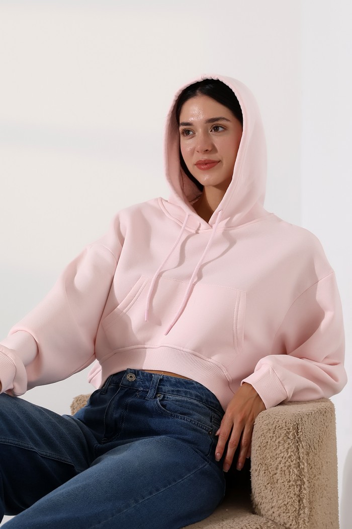 21968 KADIN 3 İP PENYE KOMPAKT ŞARDONLU SALAŞ ÖN ETEĞİ İÇE DOĞRU OVAL KAPŞONLU KANGURU CEPLİ SWEATSHIRT 21968 KADIN 3 İP PENYE KOMPAKT ŞARDONLU SALAŞ ÖN ETEĞİ İÇE DOĞRU OVAL KAPŞONLU KANGURU CEPLİ SWEATSHIRT