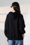 21966 KADIN 3 İP PENYE KOMPAKT ŞARDONLU SALAŞ OVERSİZE KAPŞONLU SWEATSHIRT 21966 KADIN 3 İP PENYE KOMPAKT ŞARDONLU SALAŞ OVERSİZE KAPŞONLU SWEATSHIRT