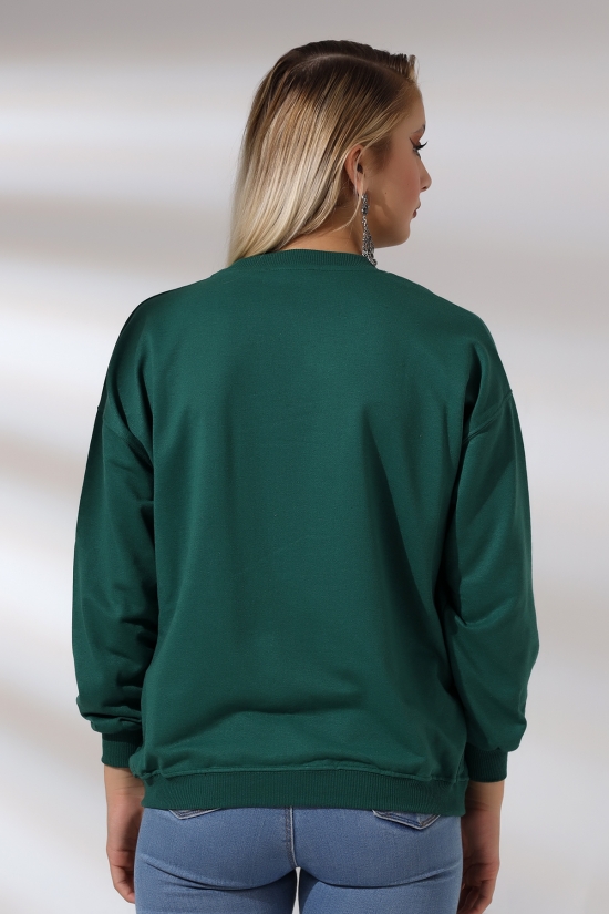 20814 BAYAN OVERSİZE 2İP SALAŞ GENİŞ SWETSHIRT