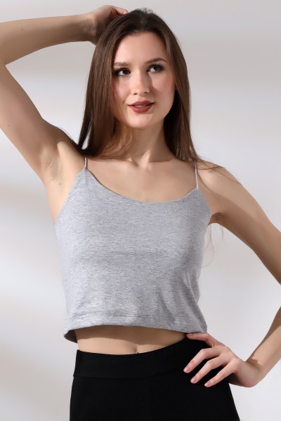 19282 KADIN LASTİK İP ASKILIKISA TULUM ATLET 