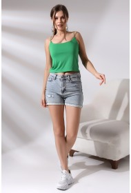 19282 KADIN LASTİK İP ASKILIKISA TULUM ATLET 