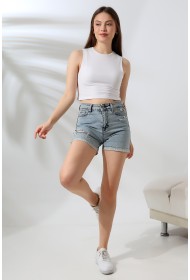 21755 KADIN LYC COMP. KOLSUZ GENİŞ CROP ATLET 21755 KADIN LYC COMP. KOLSUZ GENİŞ CROP ATLET