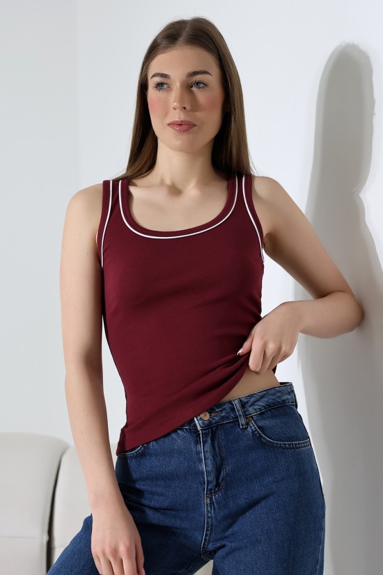 21870 KADIN BİYE ARASI GARNİ ARABİYELİ FULL LYC KOMPAKT PENYE RİB.SIRTI KAPALI İNCE ATLET 21870 KADIN BİYE ARASI GARNİ ARABİYELİ FULL LYC KOMPAKT PENYE RİB.SIRTI KAPALI İNCE ATLET