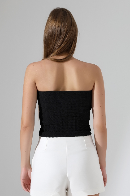 22057 KADIN JAKARLI VİYANA ÖNÜ 4 DÜĞMELİ STRAPLEZ ATLET 