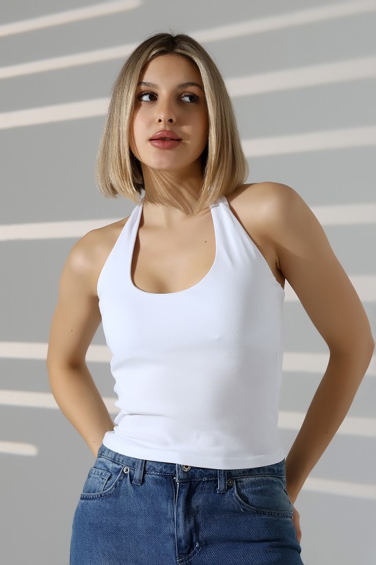 22054  KADIN FULL LYC RİB TULUM BOYUNDAN GEÇMELİ AATLET 