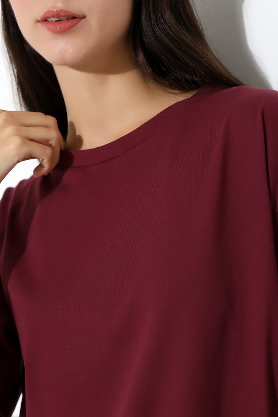 21752 KADIN OVERSİZE KOMPAKT PAMUKLU KISA KOL BİSİKLET TSHIRT 21752 KADIN OVERSİZE KOMPAKT PAMUKLU KISA KOL BİSİKLET TSHIRT