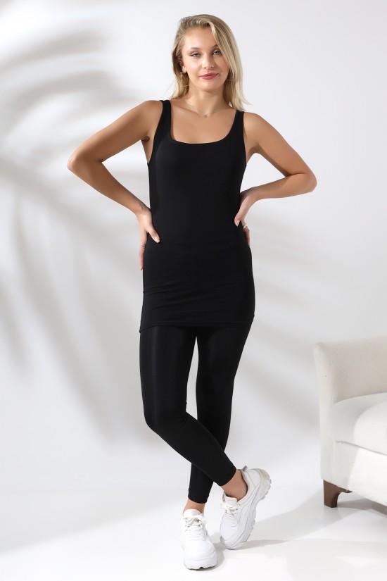 19055 KADIN KARYOKALI TUNİK ATLET 