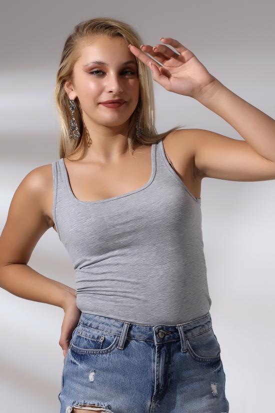 19055 KADIN KARYOKALI TUNİK ATLET 